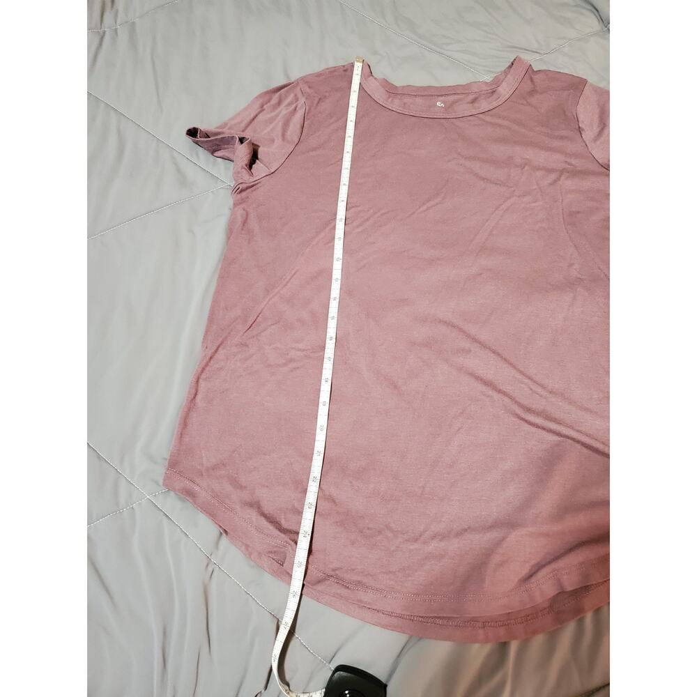 SO Favorite Women’s Crew Neck T-Shirt Purple Short Sleeve Casual Tee Size Large - Picture 5 of 10